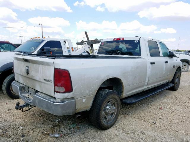 3C63D3GL9CG303255 - 2012 DODGE RAM 3500 S WHITE photo 4