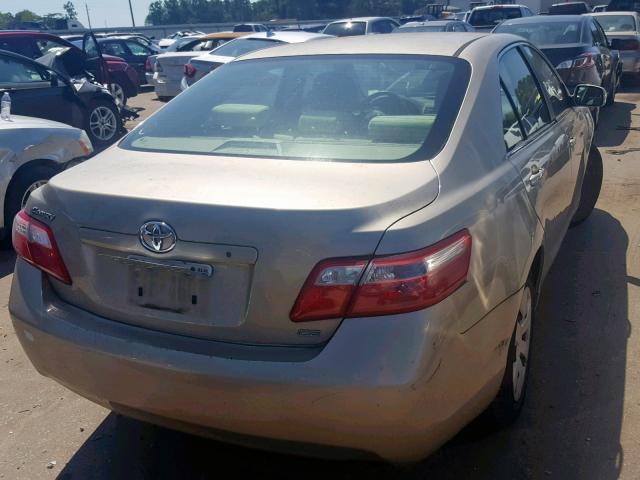 4T1BE46K37U518998 - 2007 TOYOTA CAMRY NEW GOLD photo 4