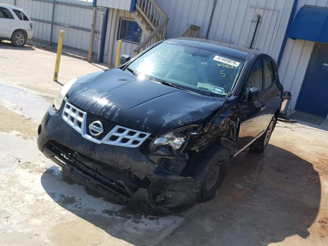 JN8AS5MT4DW018315 - 2013 NISSAN ROGUE S BLACK photo 2