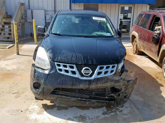 JN8AS5MT4DW018315 - 2013 NISSAN ROGUE S BLACK photo 9