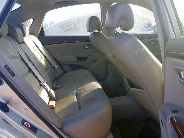 KMHFC46FX6A056076 - 2006 HYUNDAI AZERA SE SILVER photo 6