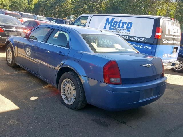 2C3KA43R57H704129 - 2007 CHRYSLER 300 BLUE photo 3