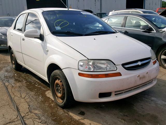 KL1TD52665B359422 - 2005 CHEVROLET AVEO BASE თეთრი ფოტო 1