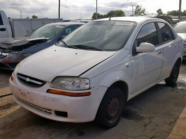 KL1TD52665B359422 - 2005 CHEVROLET AVEO BASE თეთრი ფოტო 2