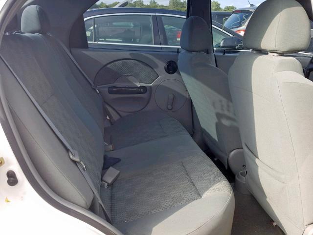KL1TD52665B359422 - 2005 CHEVROLET AVEO BASE თეთრი ფოტო 6