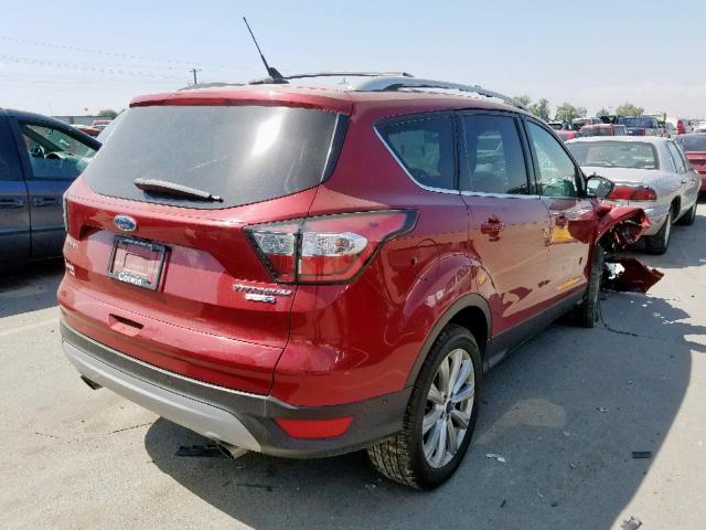 1FMCU9J91JUC41221 - 2018 FORD ESCAPE TIT RED photo 4