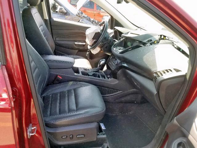 1FMCU9J91JUC41221 - 2018 FORD ESCAPE TIT RED photo 5