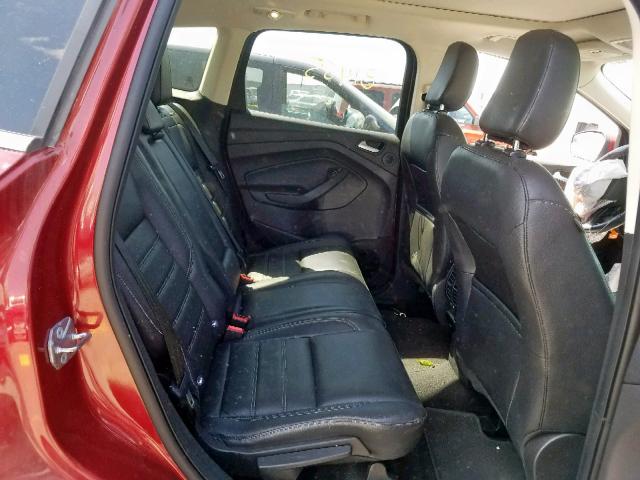 1FMCU9J91JUC41221 - 2018 FORD ESCAPE TIT RED photo 6