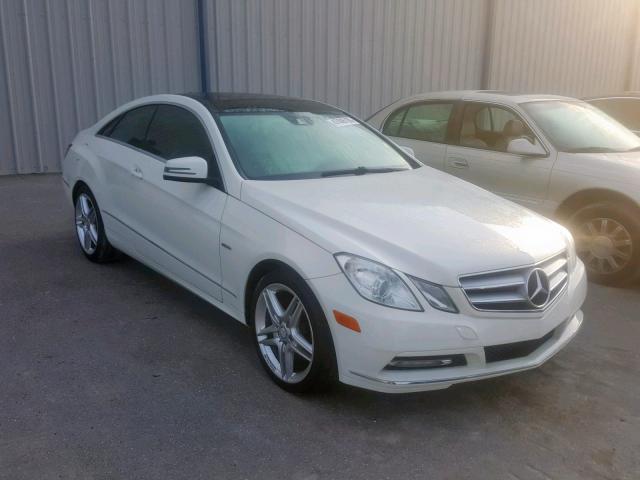 WDDKJ5KB8CF136983 - 2012 MERCEDES-BENZ E 350 WHITE photo 1