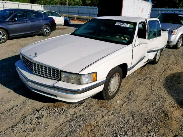 1G6KD52Y2TU224416 - 1996 CADILLAC DEVILLE WHITE photo 2