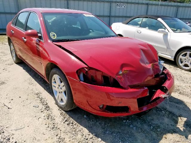 2G1WU583881200000 - 2008 CHEVROLET IMPALA LTZ RED photo 1