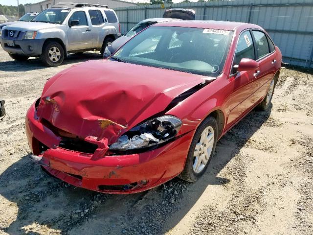 2G1WU583881200000 - 2008 CHEVROLET IMPALA LTZ RED photo 2