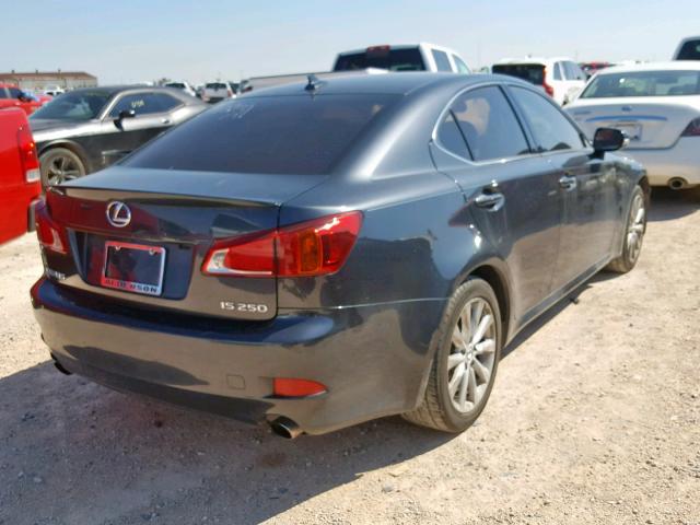 JTHBK262995105707 - 2009 LEXUS IS 250 BLUE photo 4