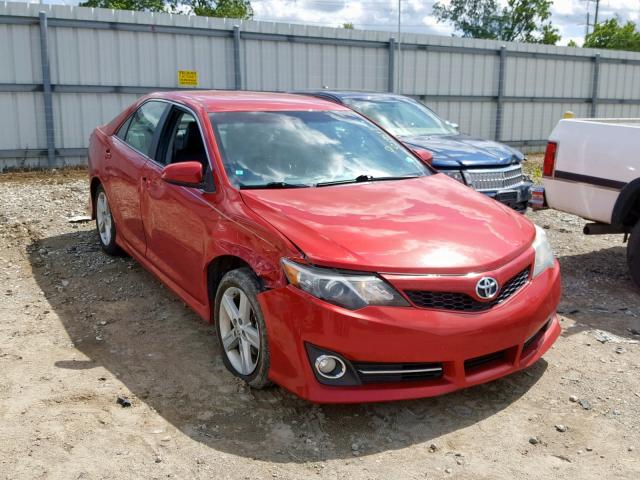 4T1BF1FK0CU557425 - 2012 TOYOTA CAMRY BASE RED photo 1