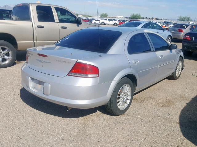 1C3EL56R45N567438 - 2005 CHRYSLER SEBRING TO SILVER photo 4