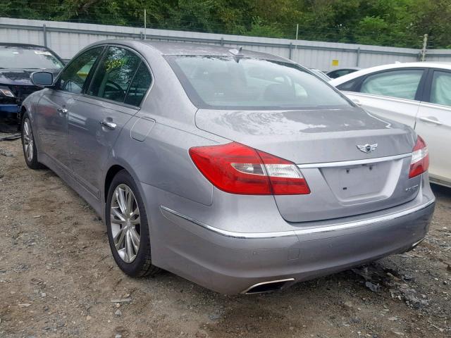 KMHGC4DD5DU231626 - 2013 HYUNDAI GENESIS 3. GRAY photo 3