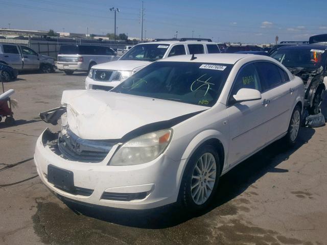 1G8ZV57718F192038 - 2008 SATURN AURA XR WHITE photo 2