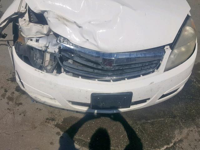 1G8ZV57718F192038 - 2008 SATURN AURA XR WHITE photo 7