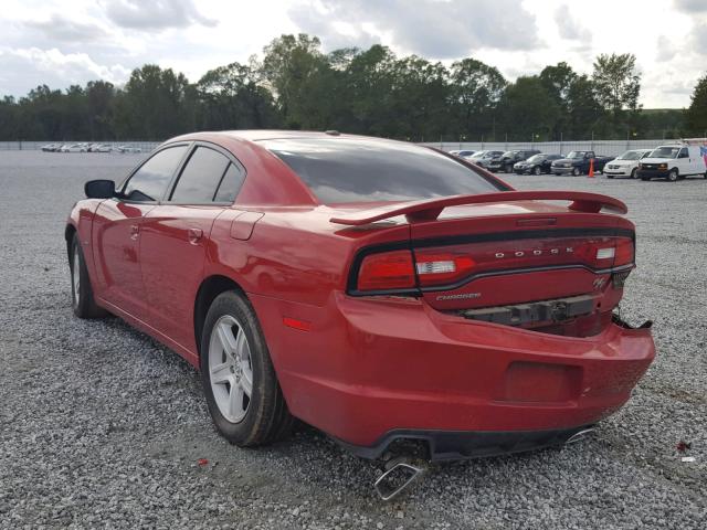 2B3CL5CT3BH560926 - 2011 DODGE CHARGER R/ RED photo 3