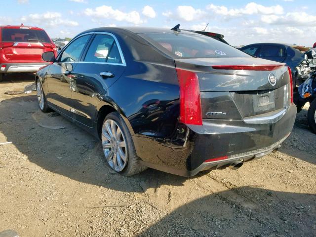 1G6AL5S3XE0151163 - 2014 CADILLAC ATS PREMIU BLACK photo 3