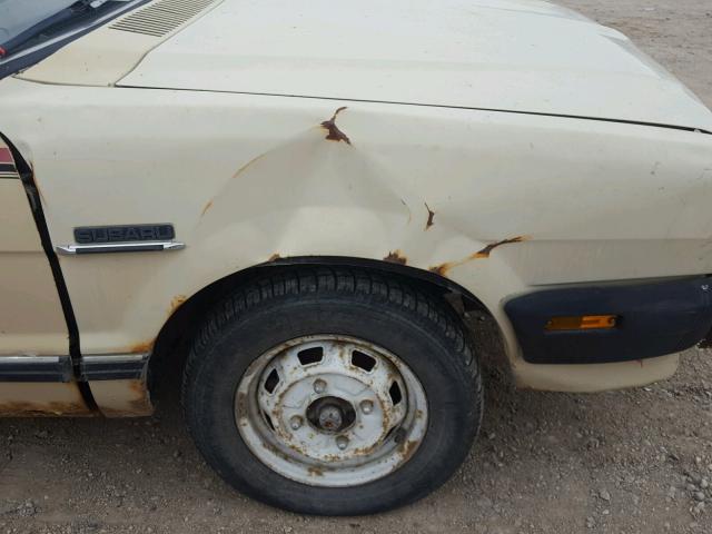 JF2AT53B6FE503745 - 1985 SUBARU BRAT GL BEIGE photo 9