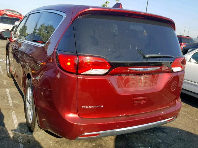 2C4RC1FG1JR123192 - 2018 CHRYSLER PACIFICA T RED photo 3