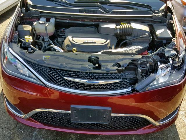 2C4RC1FG1JR123192 - 2018 CHRYSLER PACIFICA T RED photo 7