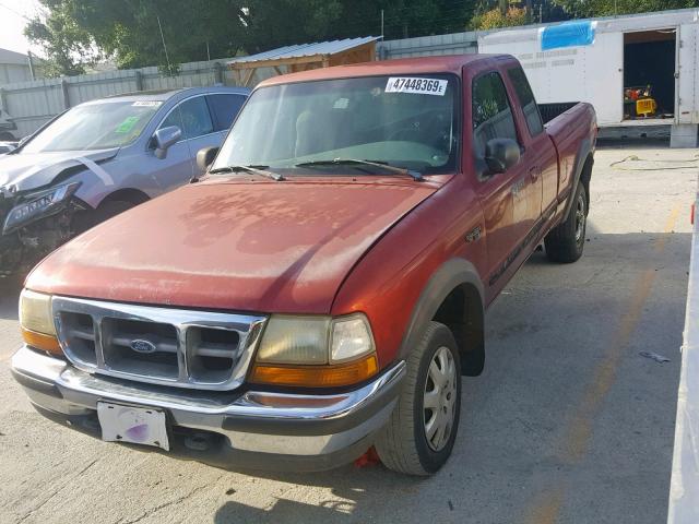 1FTZR15X0WTA11273 - 1998 FORD RANGER SUP MAROON photo 2