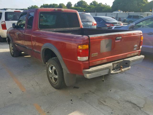 1FTZR15X0WTA11273 - 1998 FORD RANGER SUP MAROON photo 3