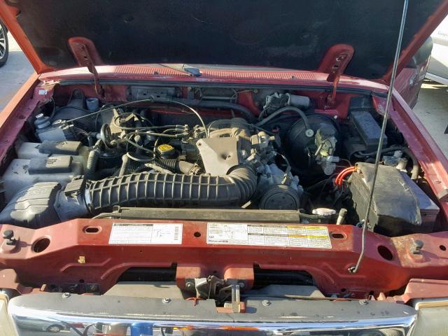 1FTZR15X0WTA11273 - 1998 FORD RANGER SUP MAROON photo 7