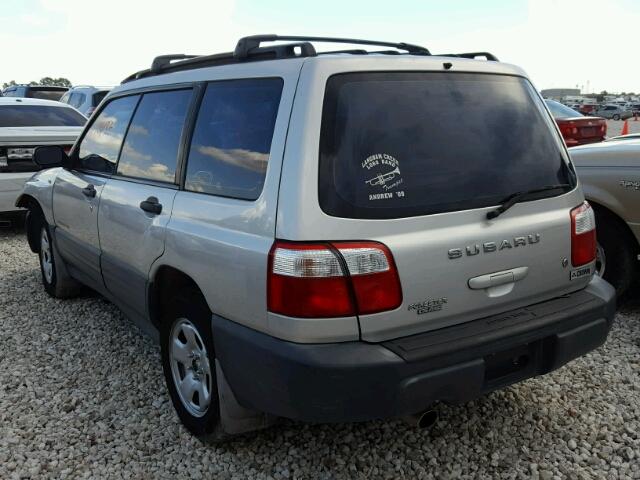 JF1SF63591H734677 - 2001 SUBARU FORESTER L SILVER photo 3