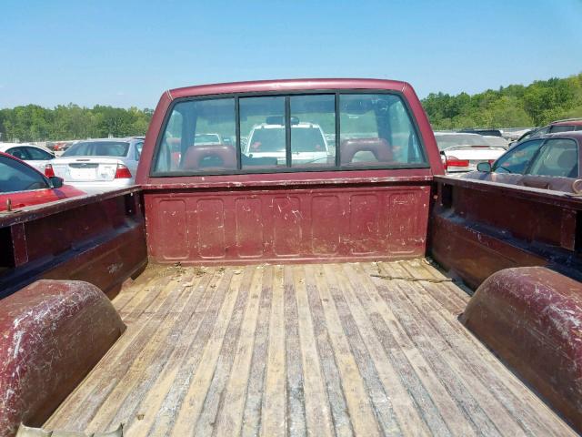 1GTDC14Z9PZ538631 - 1993 GMC SIERRA C15 BURGUNDY photo 6