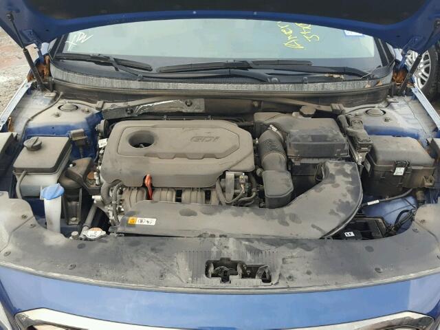 5NPE34AF7FH229858 - 2015 HYUNDAI SONATA SPO BLUE photo 7