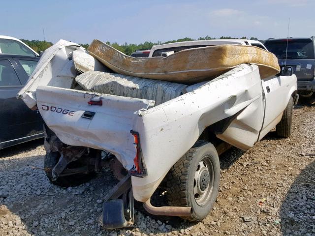 1B7GL26X8SS328411 - 1995 DODGE DAKOTA WHITE photo 4