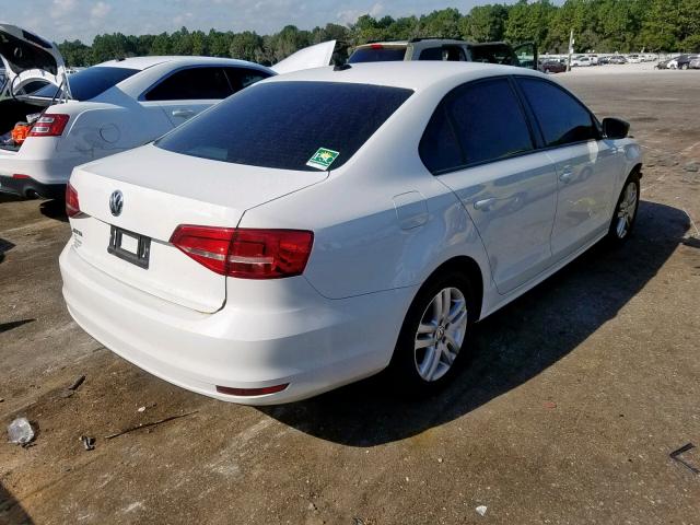 3VW2K7AJ3FM350700 - 2015 VOLKSWAGEN JETTA BASE WHITE photo 4