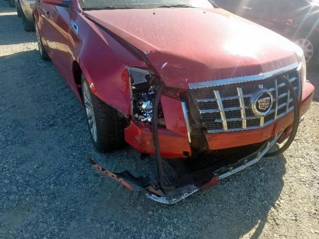 1G6DL5E31C0128179 - 2012 CADILLAC CTS PERFOR RED photo 9