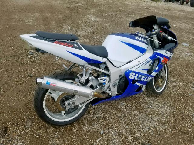 JS1GR7HA322101559 - 2002 SUZUKI GSX-R750 WHITE photo 4