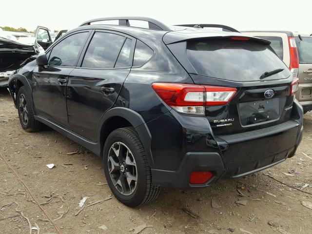 JF2GTAAC6JH264039 - 2018 SUBARU CROSSTREK BLACK photo 3