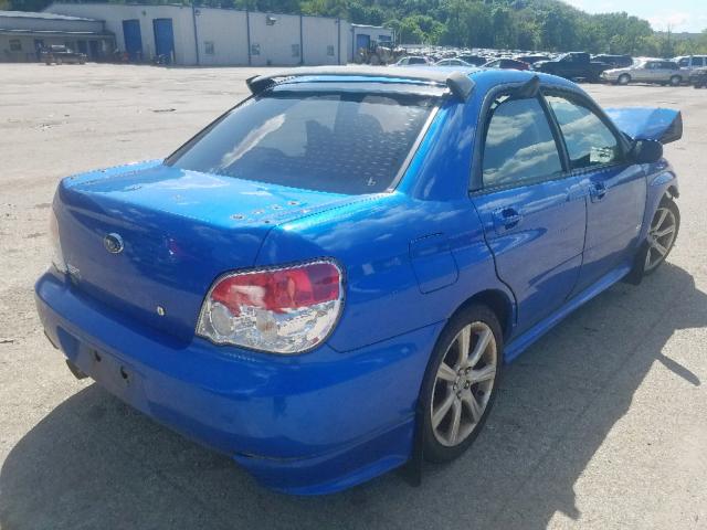 JF1GD74677G503624 - 2007 SUBARU IMPREZA WR BLUE photo 4