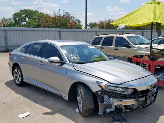 1HGCV1F51JA172154 - 2018 HONDA ACCORD EXL GRAY photo 1