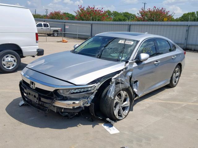 1HGCV1F51JA172154 - 2018 HONDA ACCORD EXL GRAY photo 2