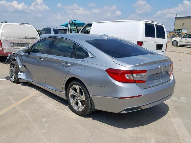 1HGCV1F51JA172154 - 2018 HONDA ACCORD EXL GRAY photo 3