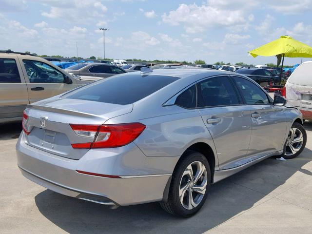 1HGCV1F51JA172154 - 2018 HONDA ACCORD EXL GRAY photo 4