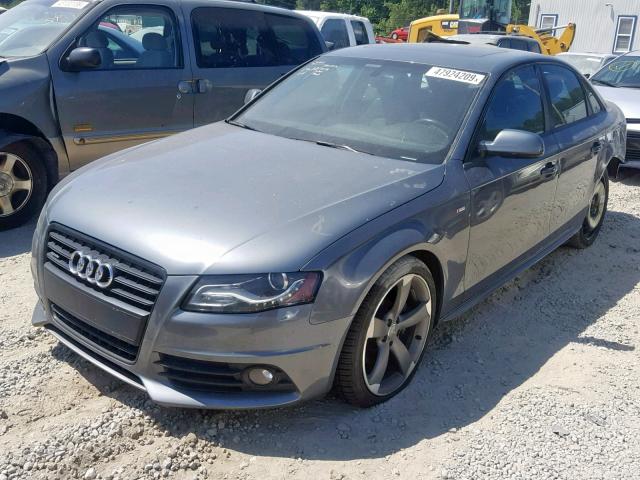 WAUKFAFL6CN012706 - 2012 AUDI A4 PRESTIG GRAY photo 2