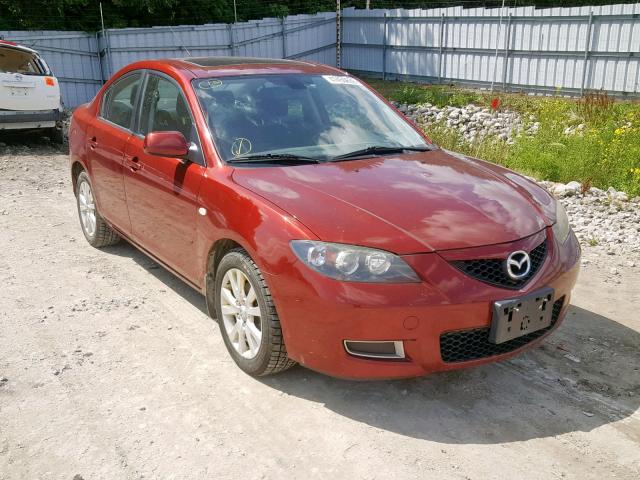 JM1BK32F181107134 - 2008 MAZDA 3 I BURGUNDY photo 1