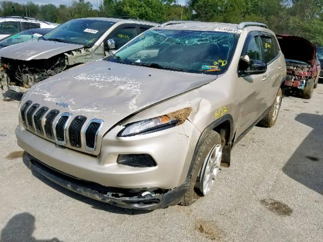 1C4PJMCS9FW540940 - 2015 JEEP CHEROKEE L TAN photo 2