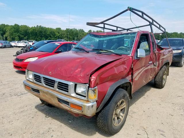 1N6SD16Y6VC379623 - 1997 NISSAN TRUCK KING RED photo 2