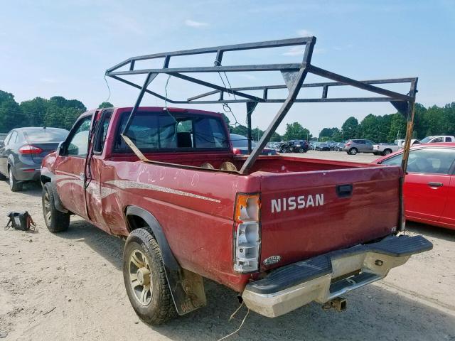 1N6SD16Y6VC379623 - 1997 NISSAN TRUCK KING RED photo 3