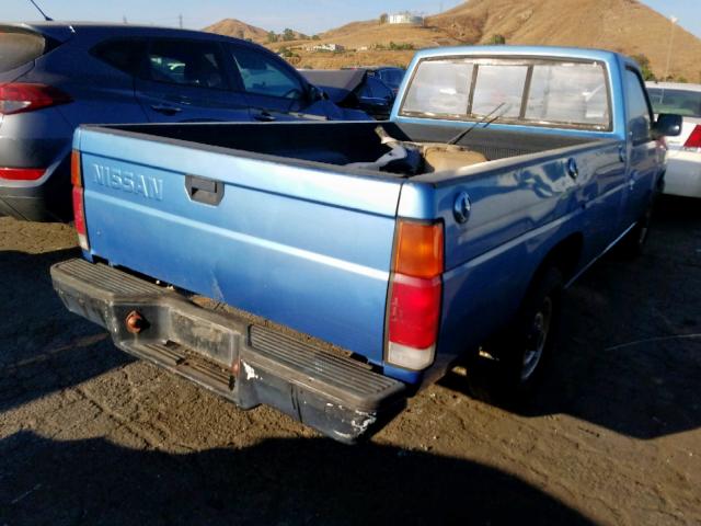 JN6HD12H3GW001079 - 1986 NISSAN D21 LONG B BLUE photo 4