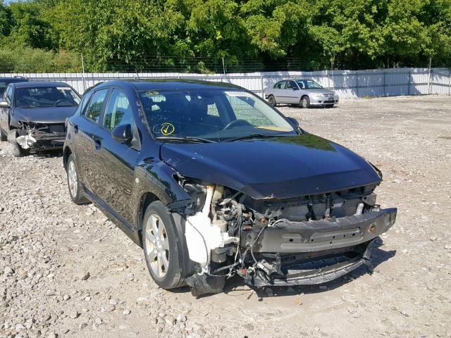 JM1BL1H55A1339323 - 2010 MAZDA 3 S BLACK photo 1